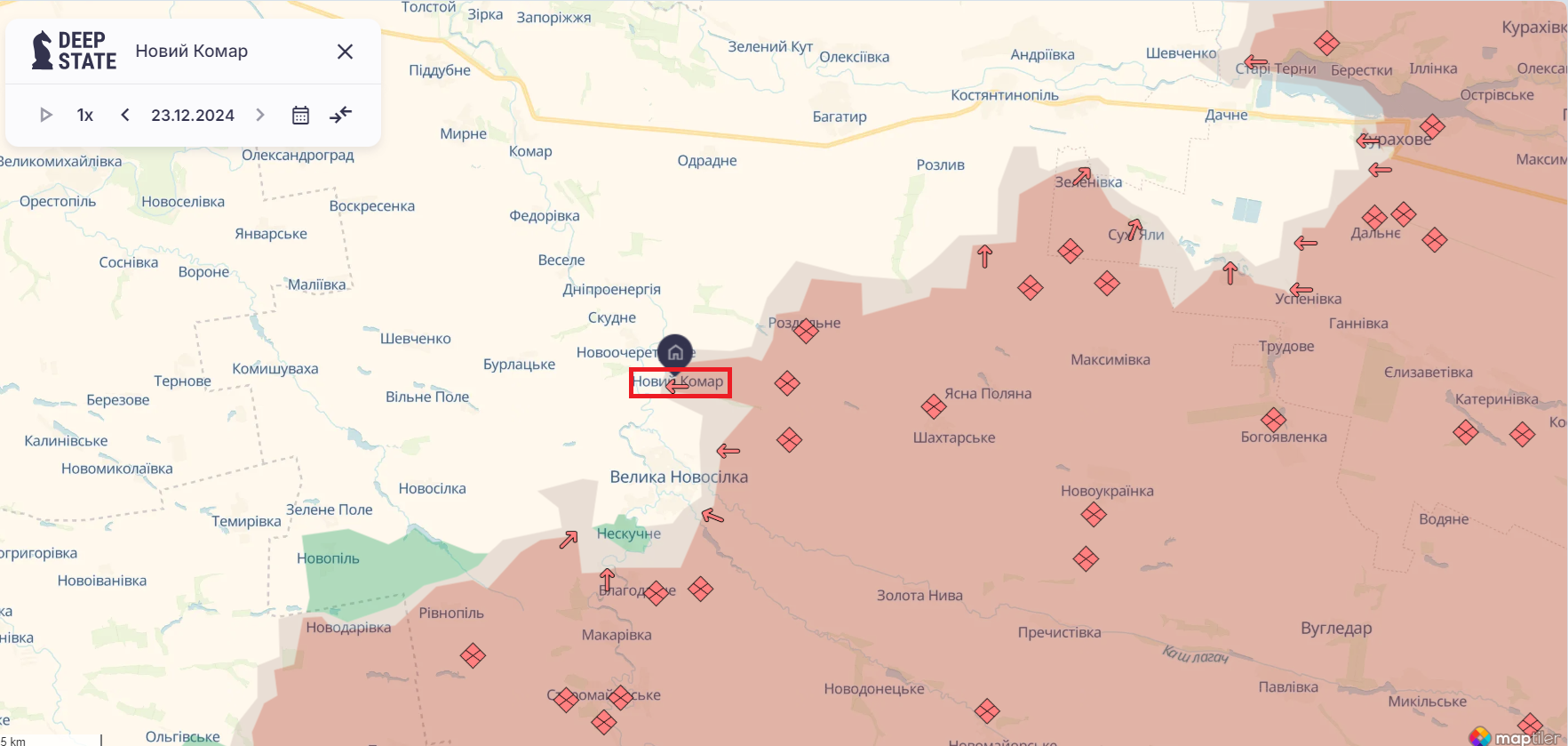 На Времевском направлении ВСУ разбили колонну техники оккупантов – видео