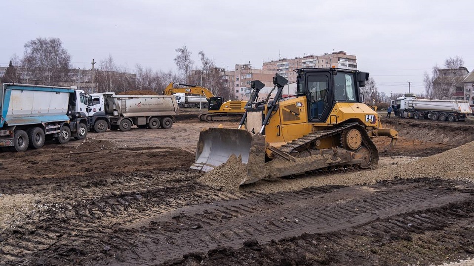 В Вольнянске Запорожской области начали строить школу под землей – фото