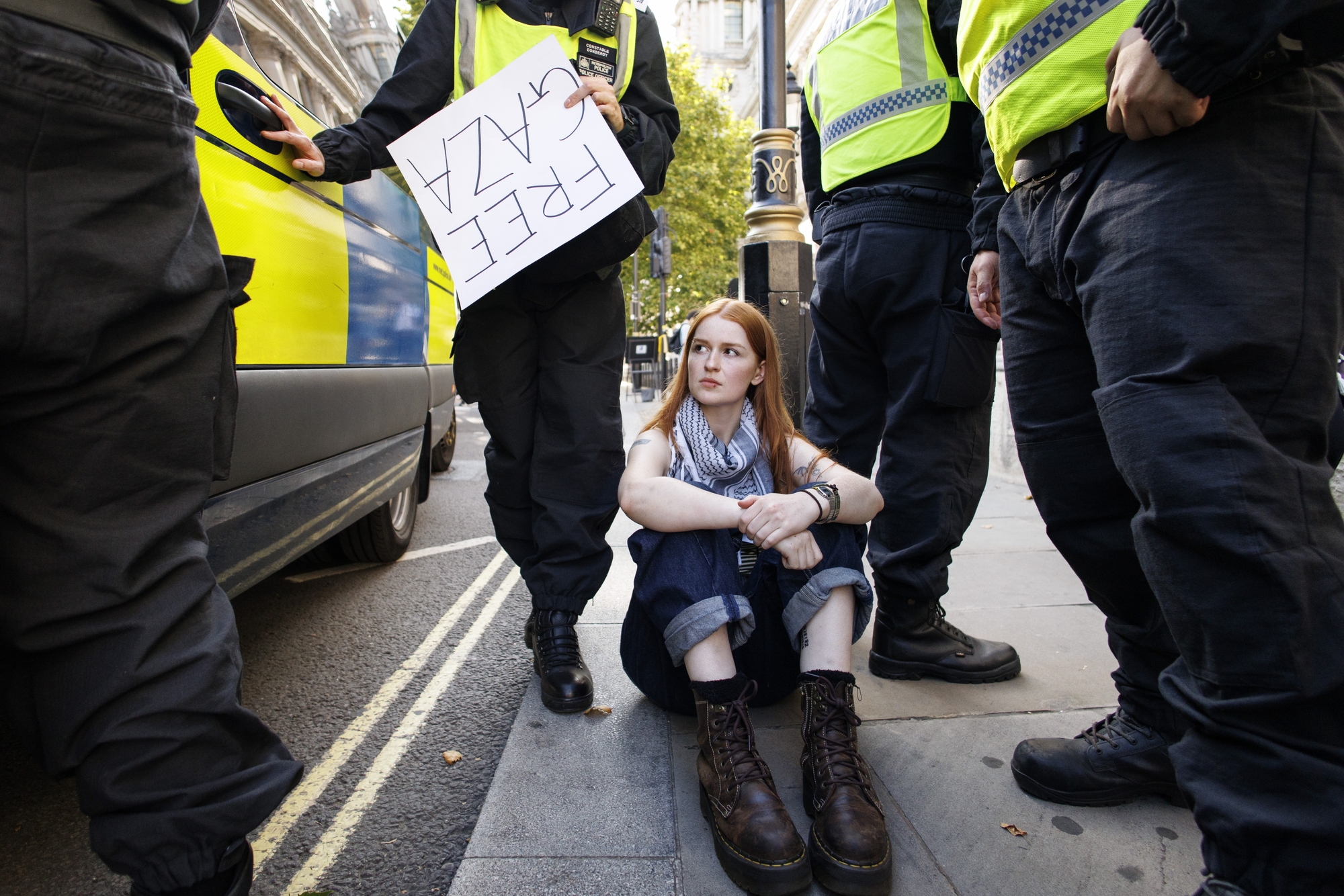 В Лондоне на акции в поддержку Palestine Action задержали почти 500 человек