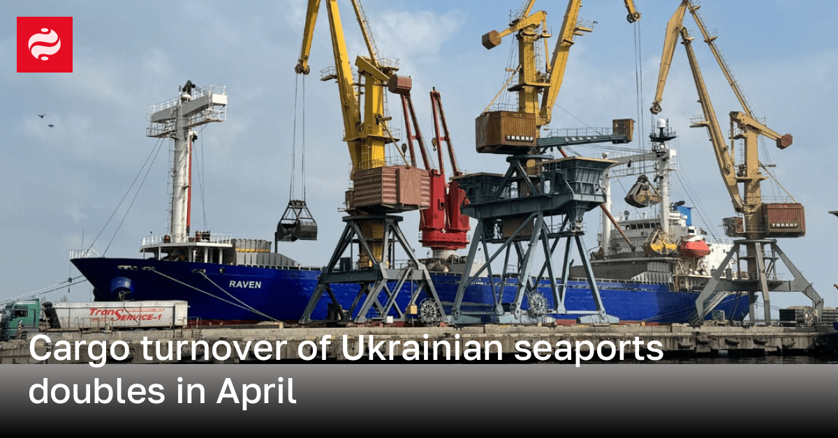 The cargo turnover of sea ports of Ukraine in April amounted to 10 ...