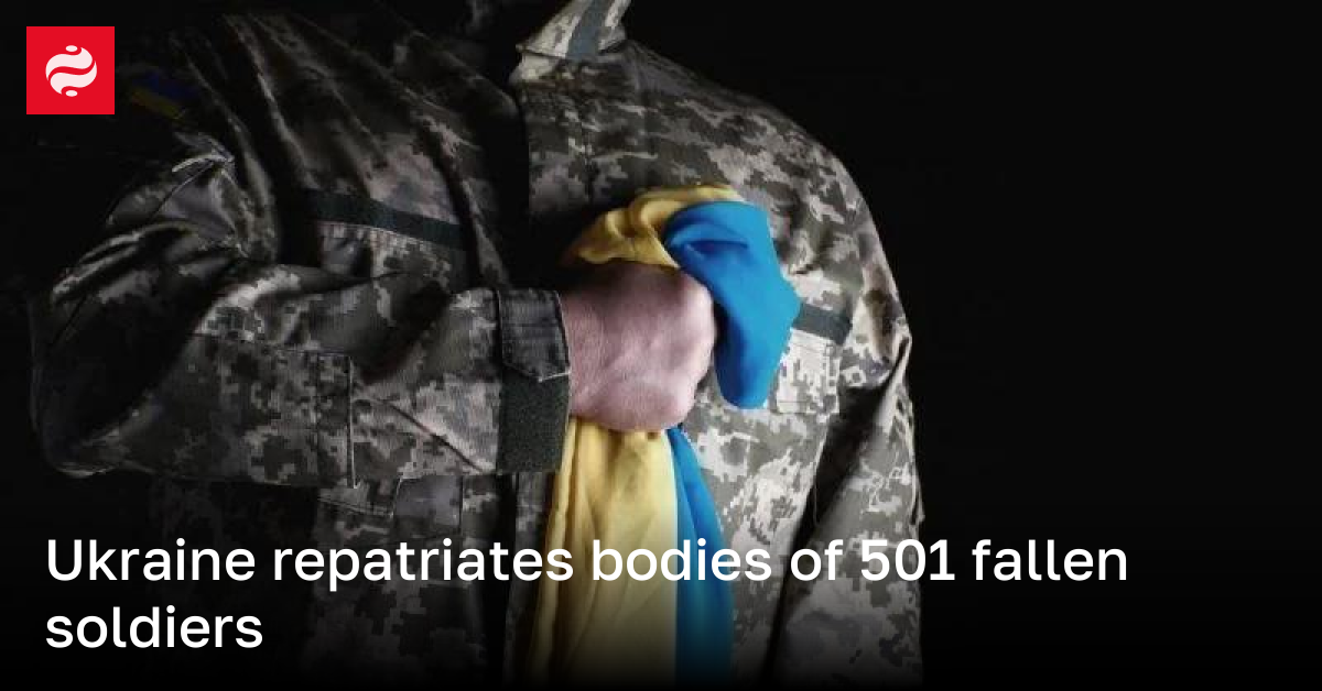 Ukraine repatriates bodies of 501 fallen soldiers Ukrainian News