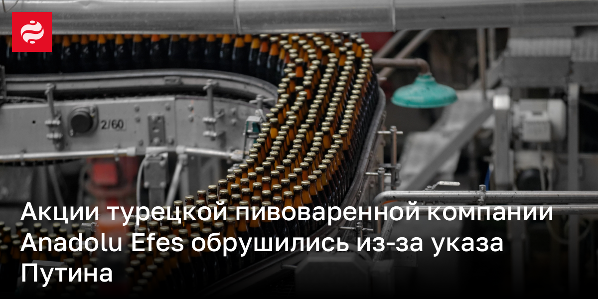 Акции турецкой пивоваренной компании Anadolu Efes обрушились из-за указа Путина